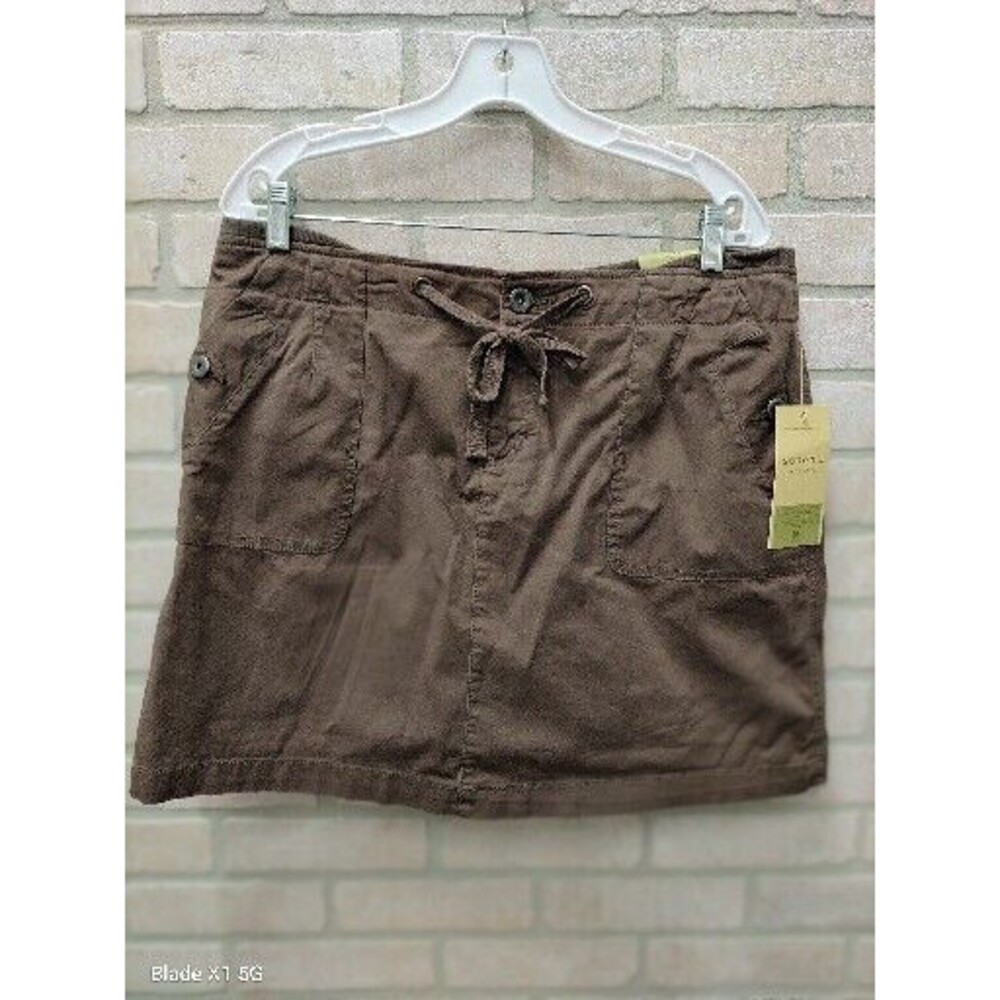 Sonoma NWT Size 16 Skort Skirt Shorts Life Style Women's Tan/Khaki drawstring